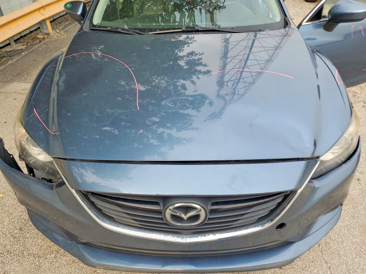 2014 Mazda 6 Grand Touring Blue vin: JM1GJ1W55E1111360