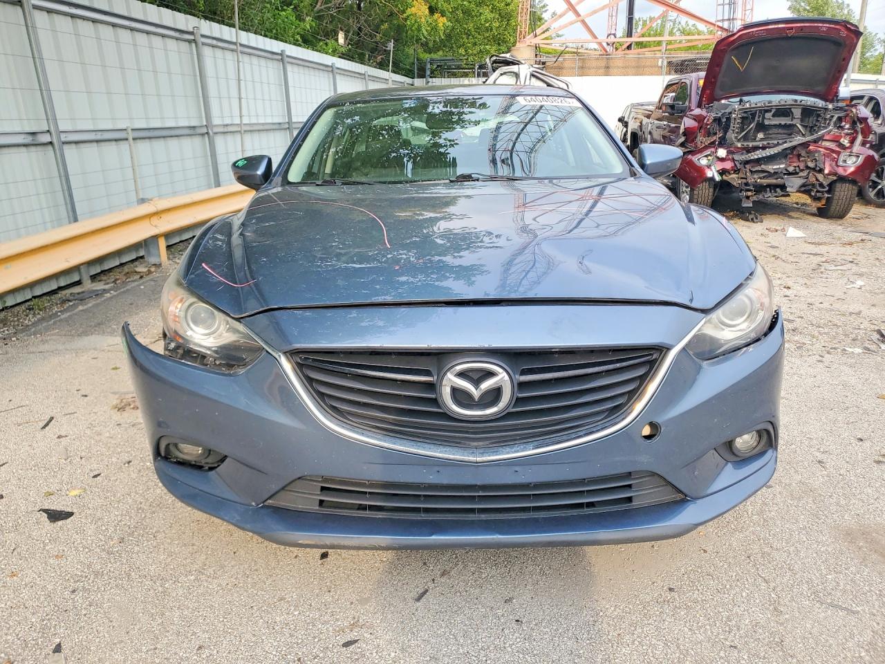 2014 Mazda 6 Grand Touring Blue vin: JM1GJ1W55E1111360