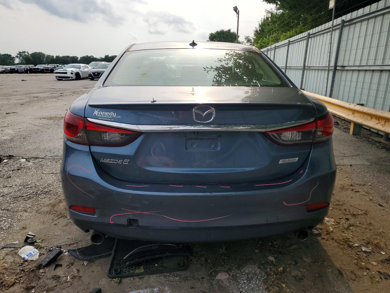 2014 Mazda 6 Grand Touring Blue vin: JM1GJ1W55E1111360