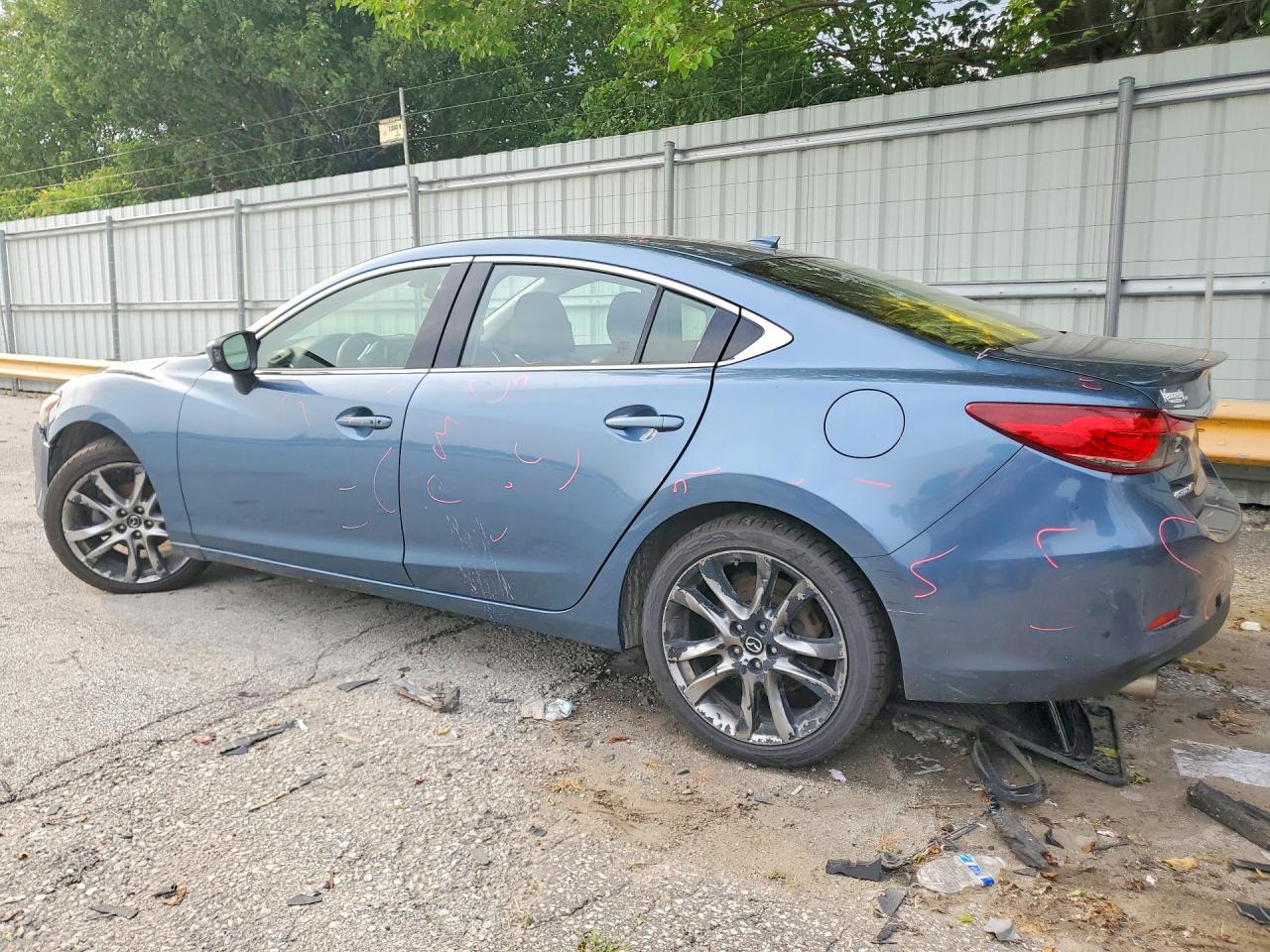 2014 Mazda 6 Grand Touring Blue vin: JM1GJ1W55E1111360
