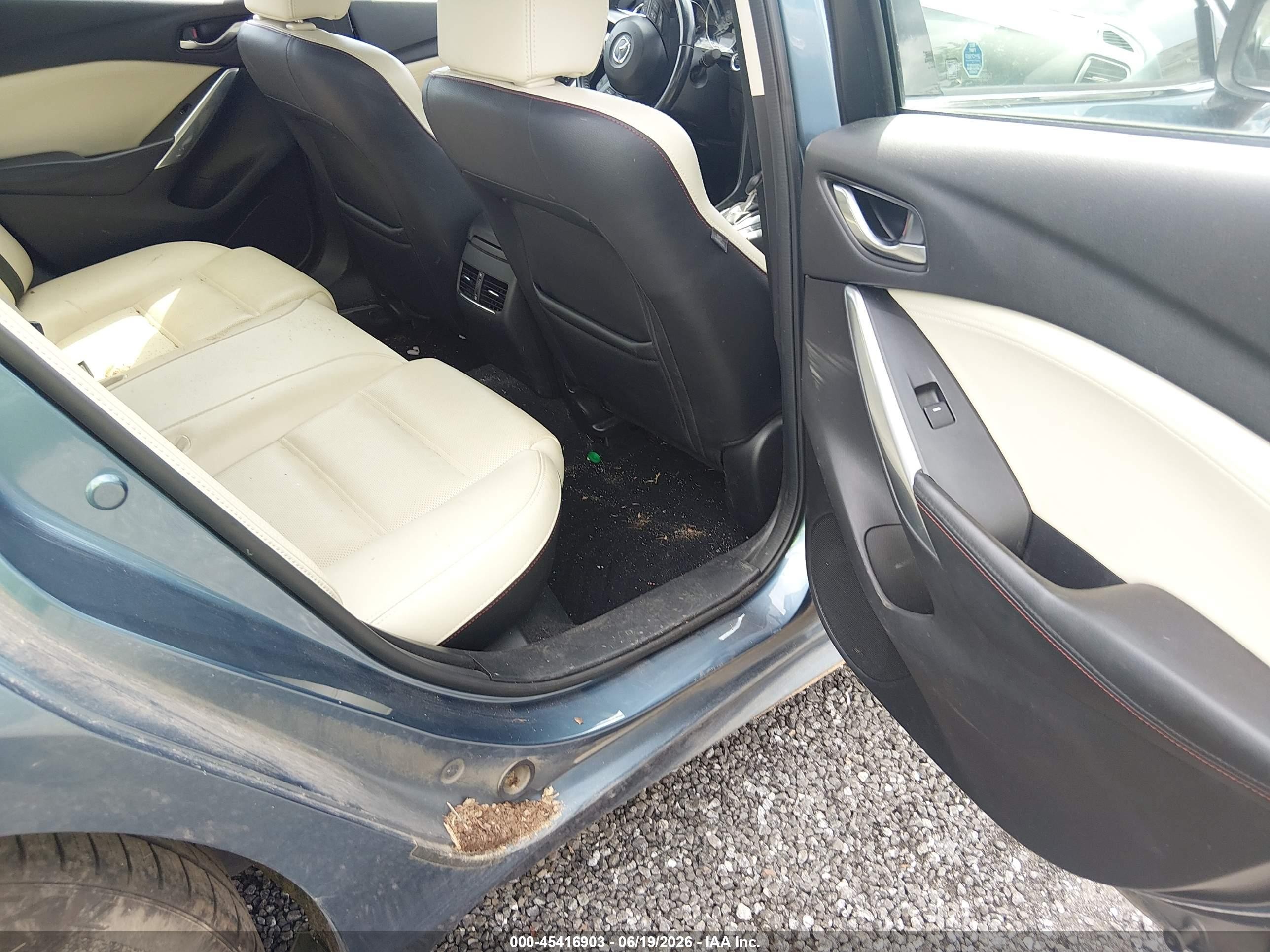 2015 Mazda Mazda6 I Grand Touring Blue vin: JM1GJ1W55F1191437