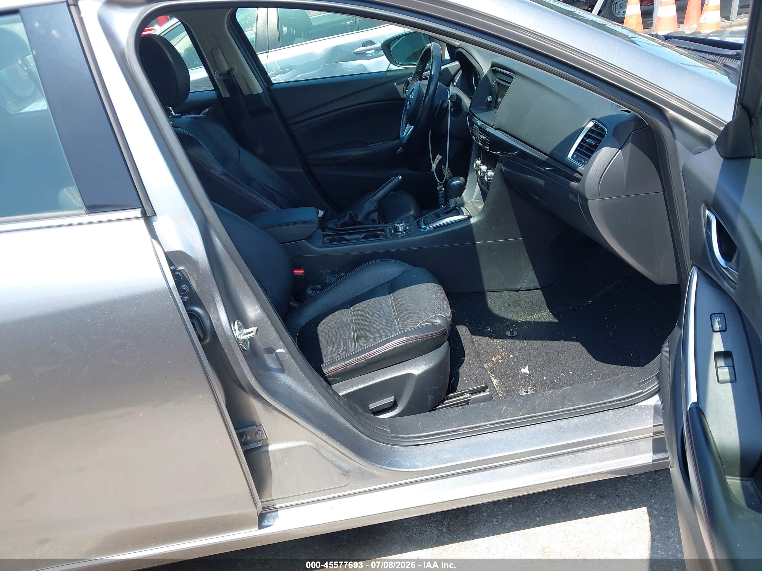 2015 Mazda Mazda6 I Grand Touring Silver vin: JM1GJ1W55F1221066