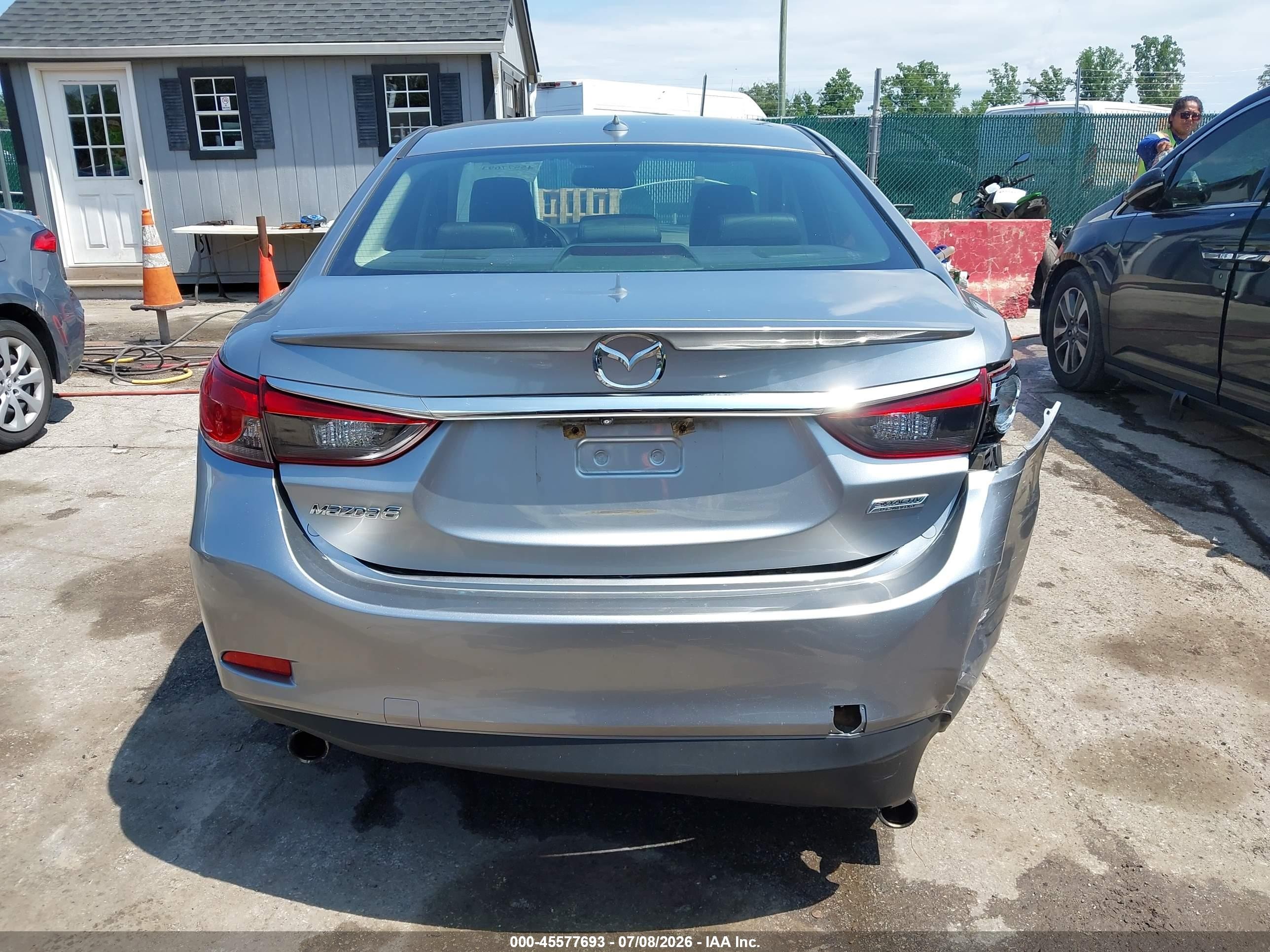 2015 Mazda Mazda6 I Grand Touring Silver vin: JM1GJ1W55F1221066