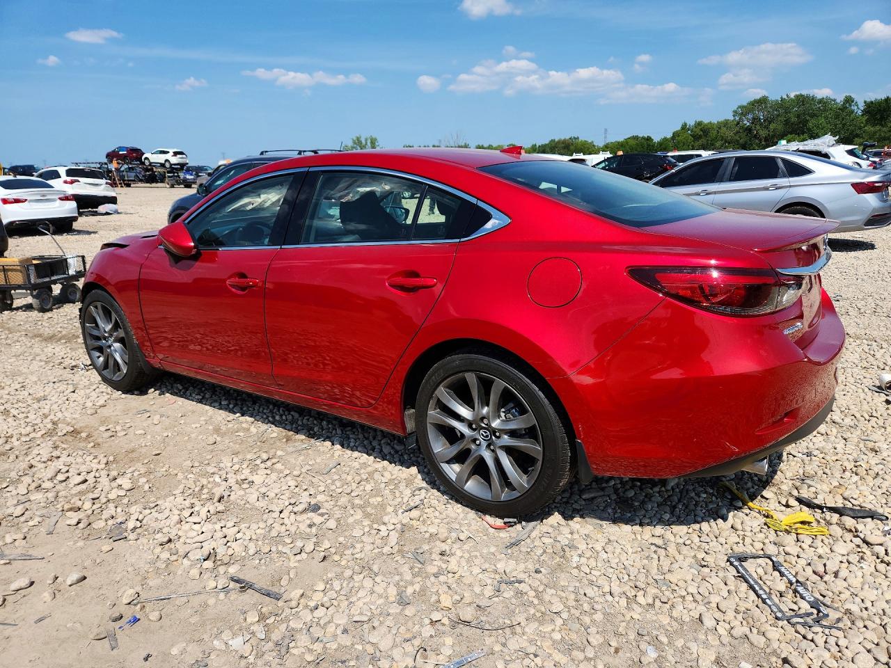 2016 Mazda 6 Grand Touring Red vin: JM1GJ1W55G1404405