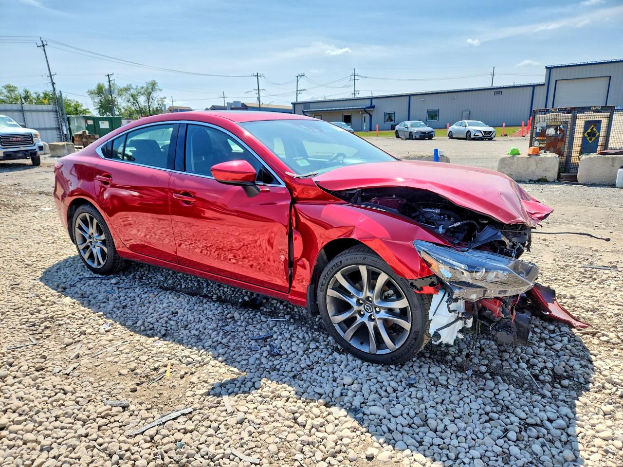 2016 Mazda 6 Grand Touring Red vin: JM1GJ1W55G1404405