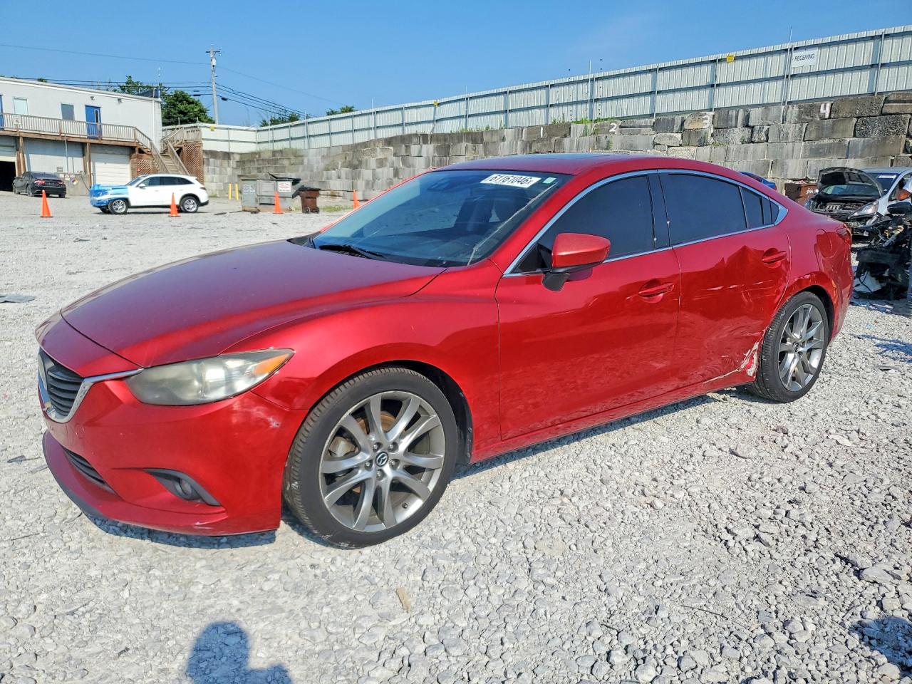 2015 Mazda 6 Grand Touring Red vin: JM1GJ1W56F1215597
