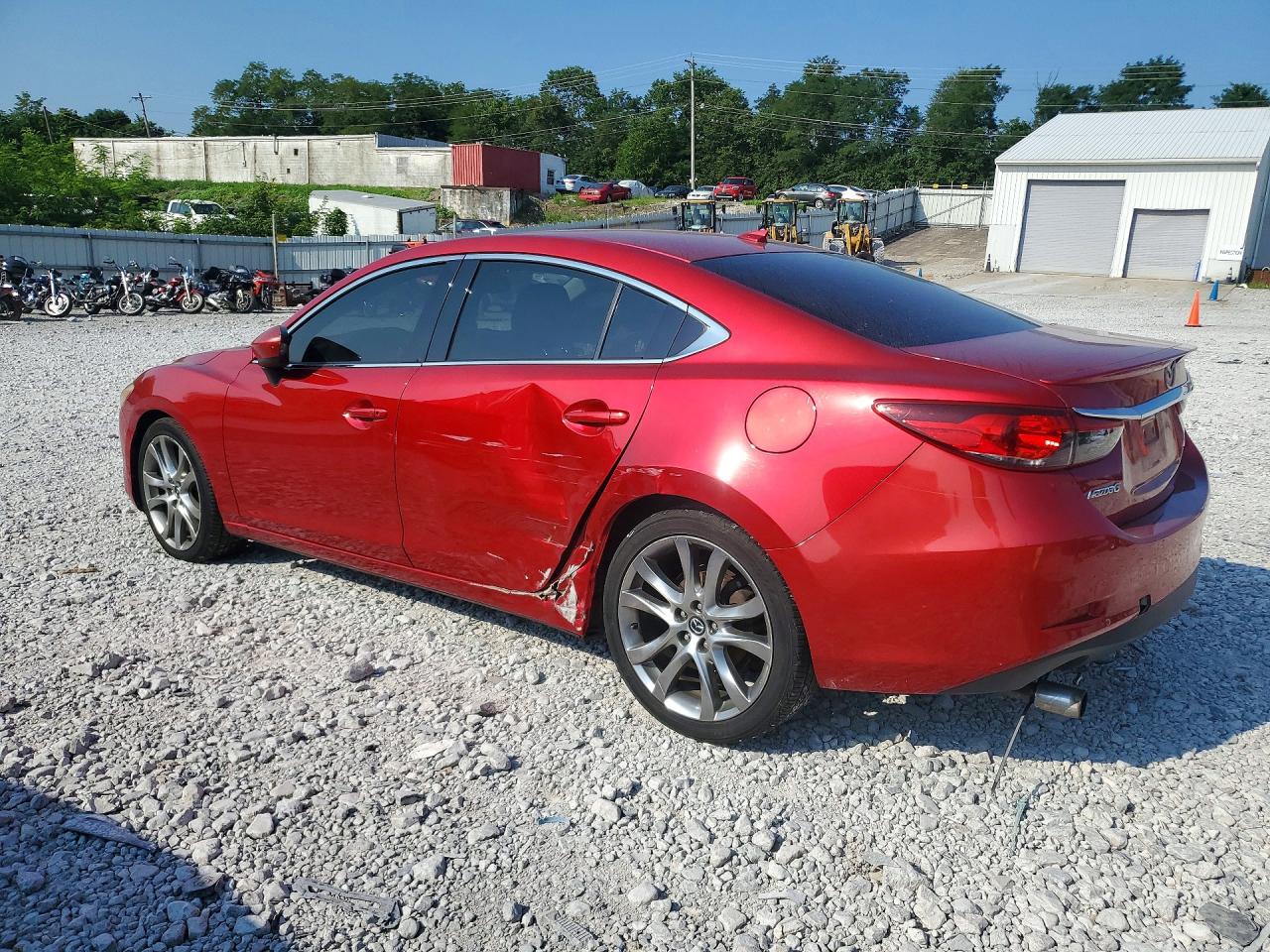 2015 Mazda 6 Grand Touring Red vin: JM1GJ1W56F1215597