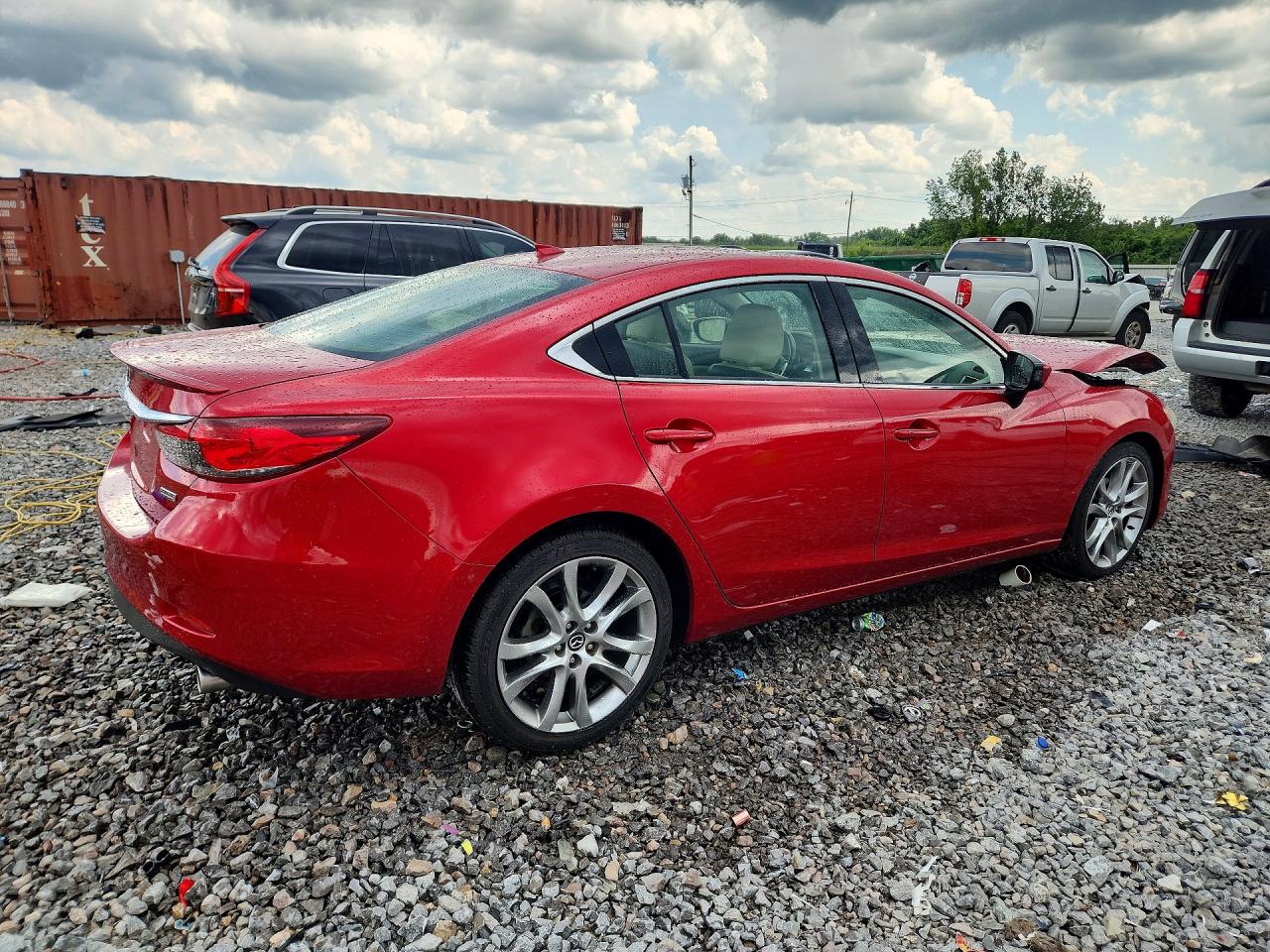 2014 Mazda 6 Grand Touring Red vin: JM1GJ1W57E1105317