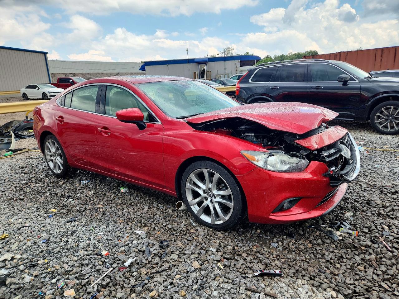 2014 Mazda 6 Grand Touring Red vin: JM1GJ1W57E1105317