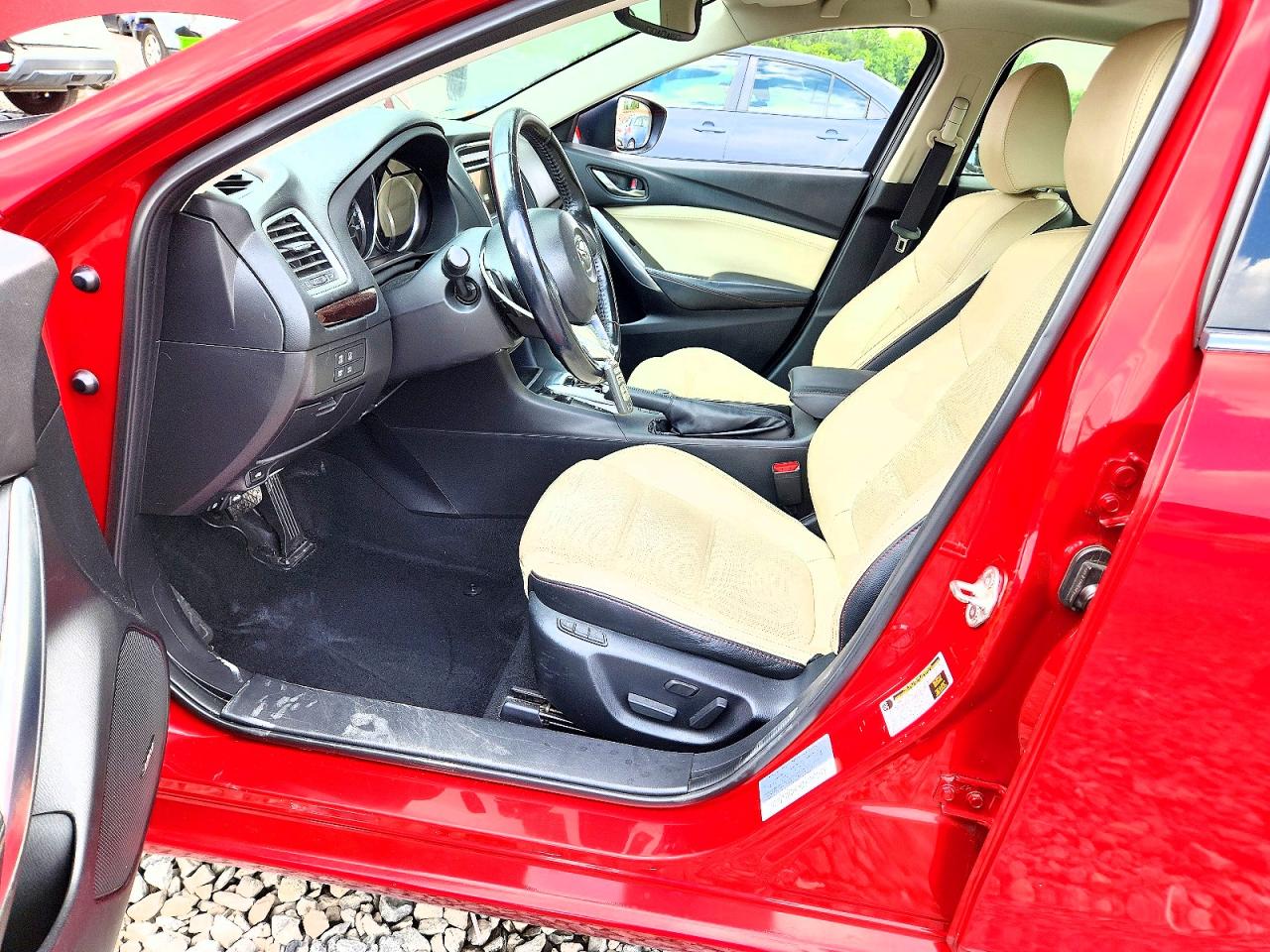 2014 Mazda 6 Grand Touring Red vin: JM1GJ1W57E1105317