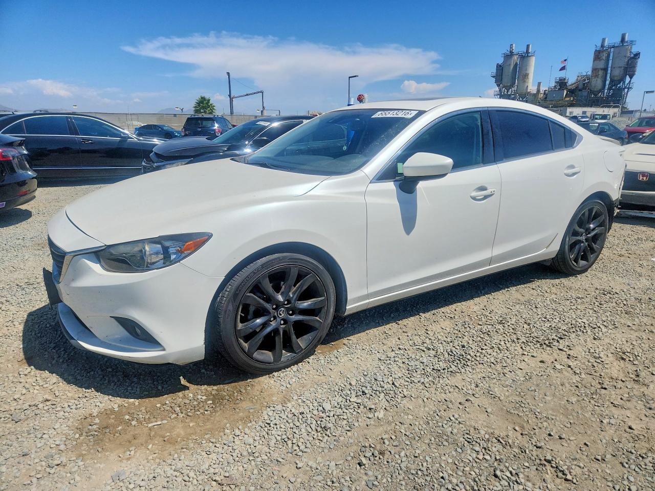 2015 Mazda 6 Grand Touring White vin: JM1GJ1W57F1189947