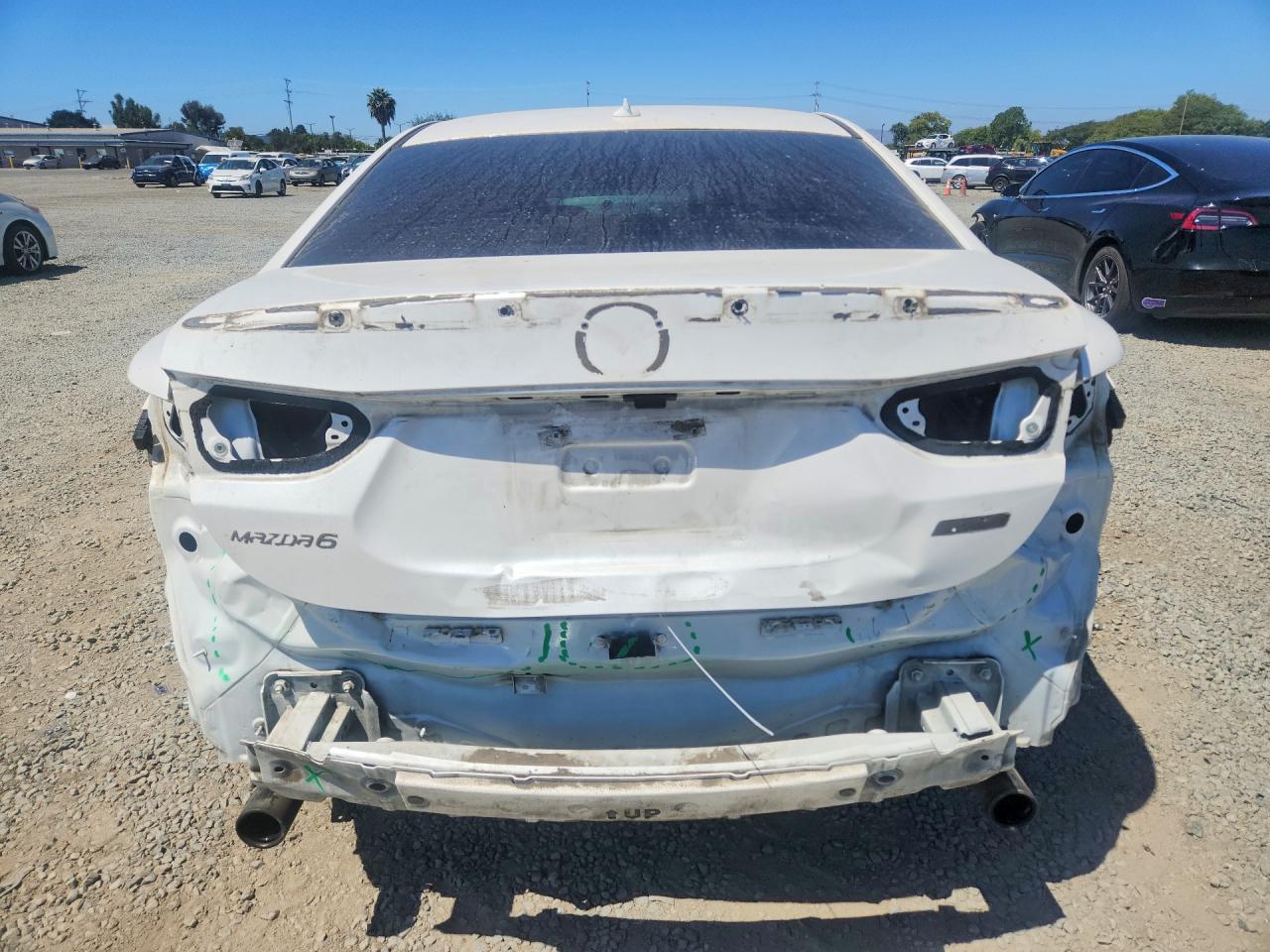 2015 Mazda 6 Grand Touring White vin: JM1GJ1W57F1189947