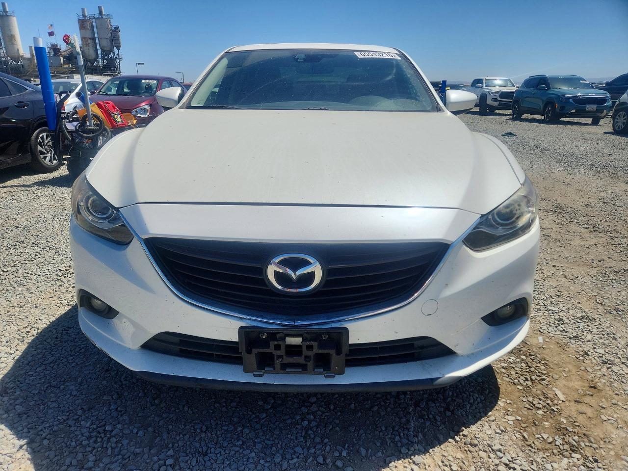 2015 Mazda 6 Grand Touring White vin: JM1GJ1W57F1189947
