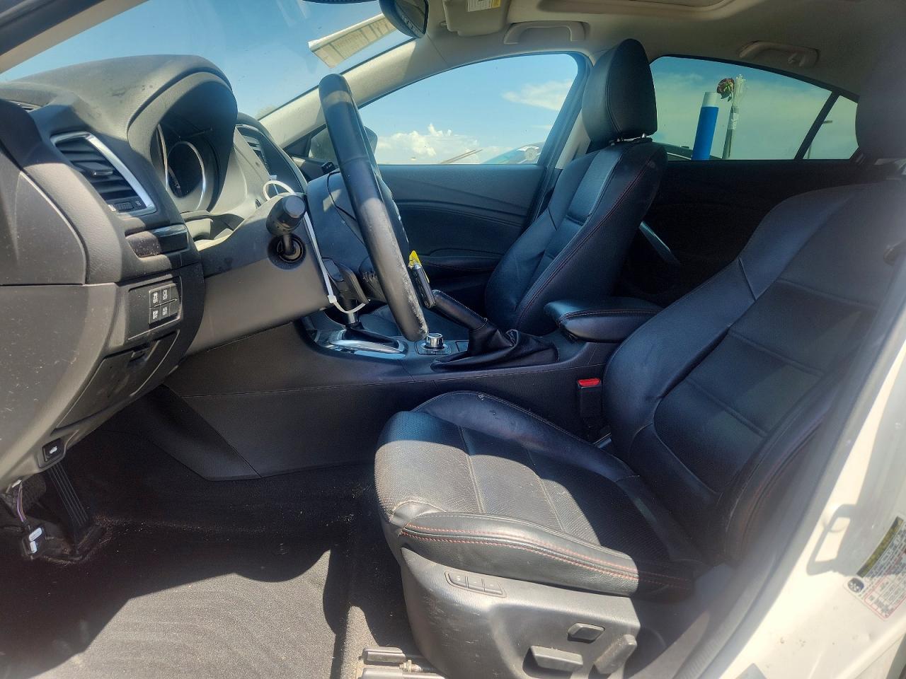 2015 Mazda 6 Grand Touring White vin: JM1GJ1W57F1189947