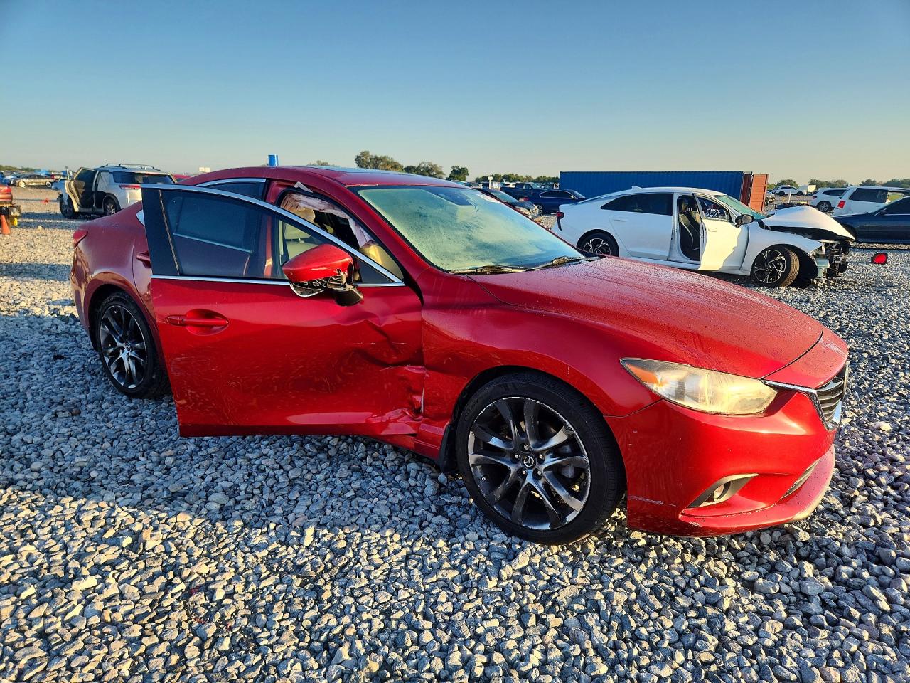 2015 Mazda 6 Grand Touring Red vin: JM1GJ1W57F1193139