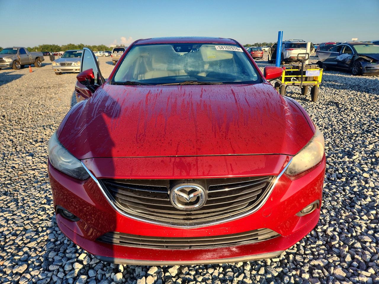 2015 Mazda 6 Grand Touring Red vin: JM1GJ1W57F1193139