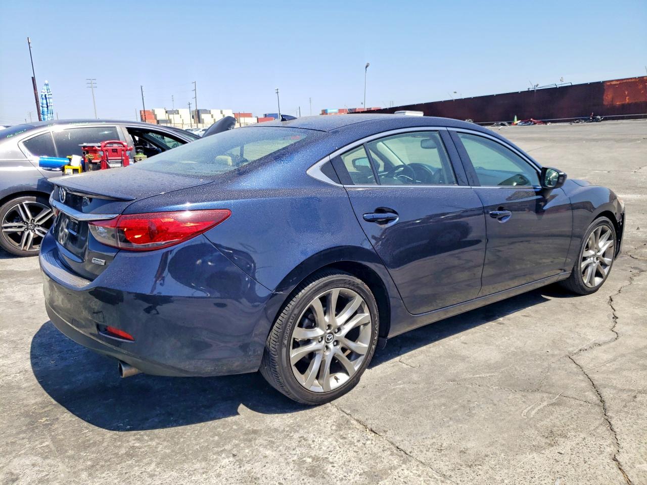 2015 Mazda 6 Grand Touring Blue vin: JM1GJ1W57F1212935