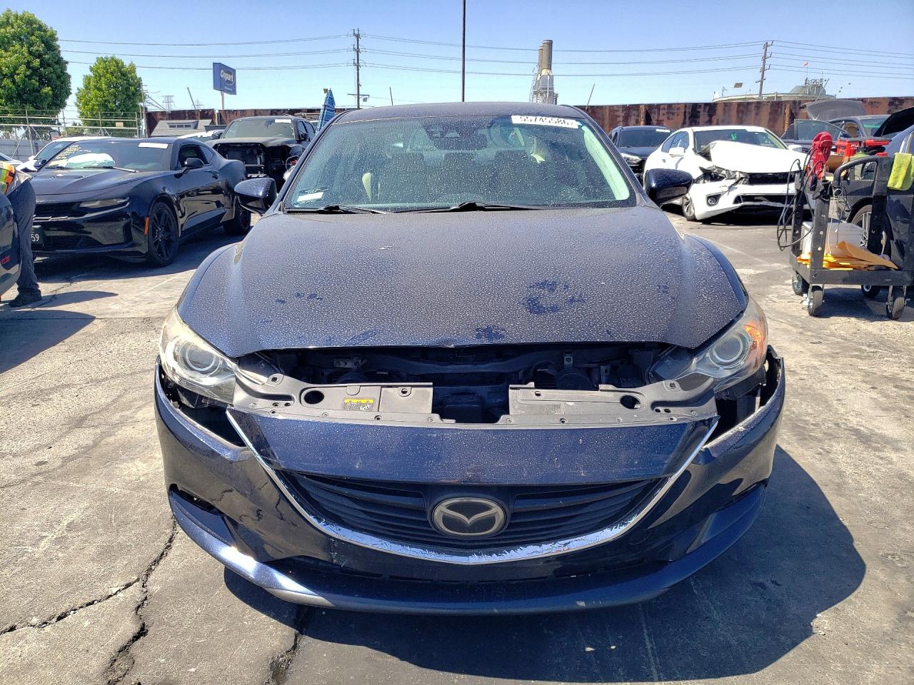 2015 Mazda 6 Grand Touring Blue vin: JM1GJ1W57F1212935