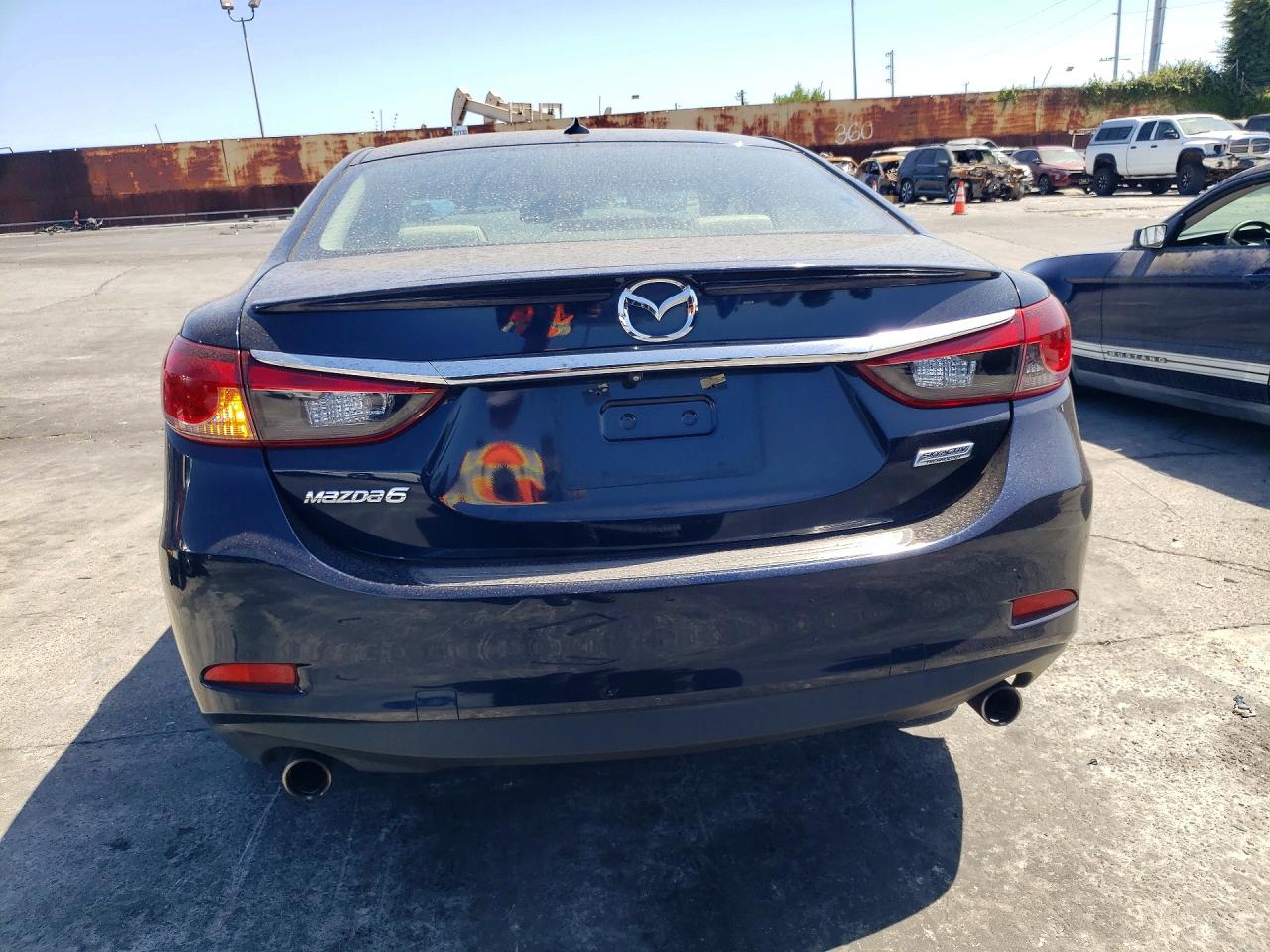 2015 Mazda 6 Grand Touring Blue vin: JM1GJ1W57F1212935