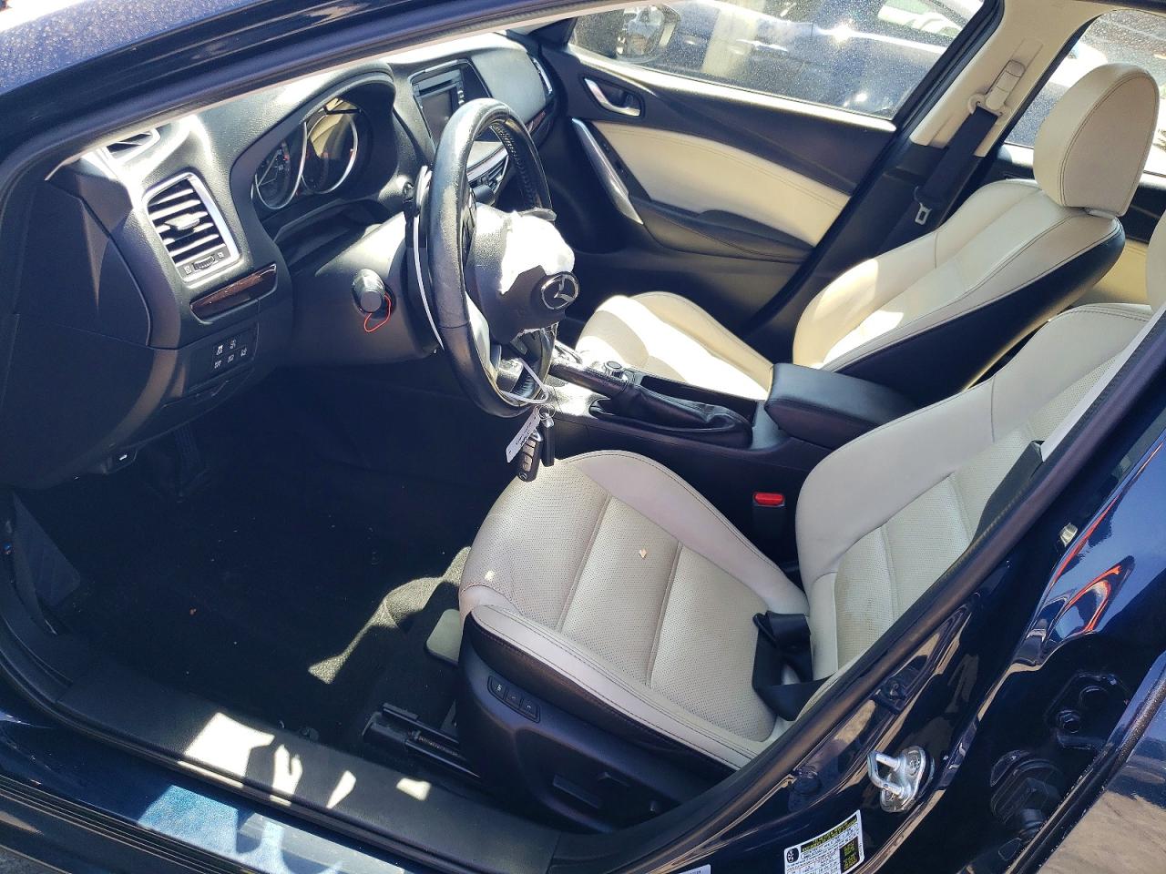 2015 Mazda 6 Grand Touring Blue vin: JM1GJ1W57F1212935