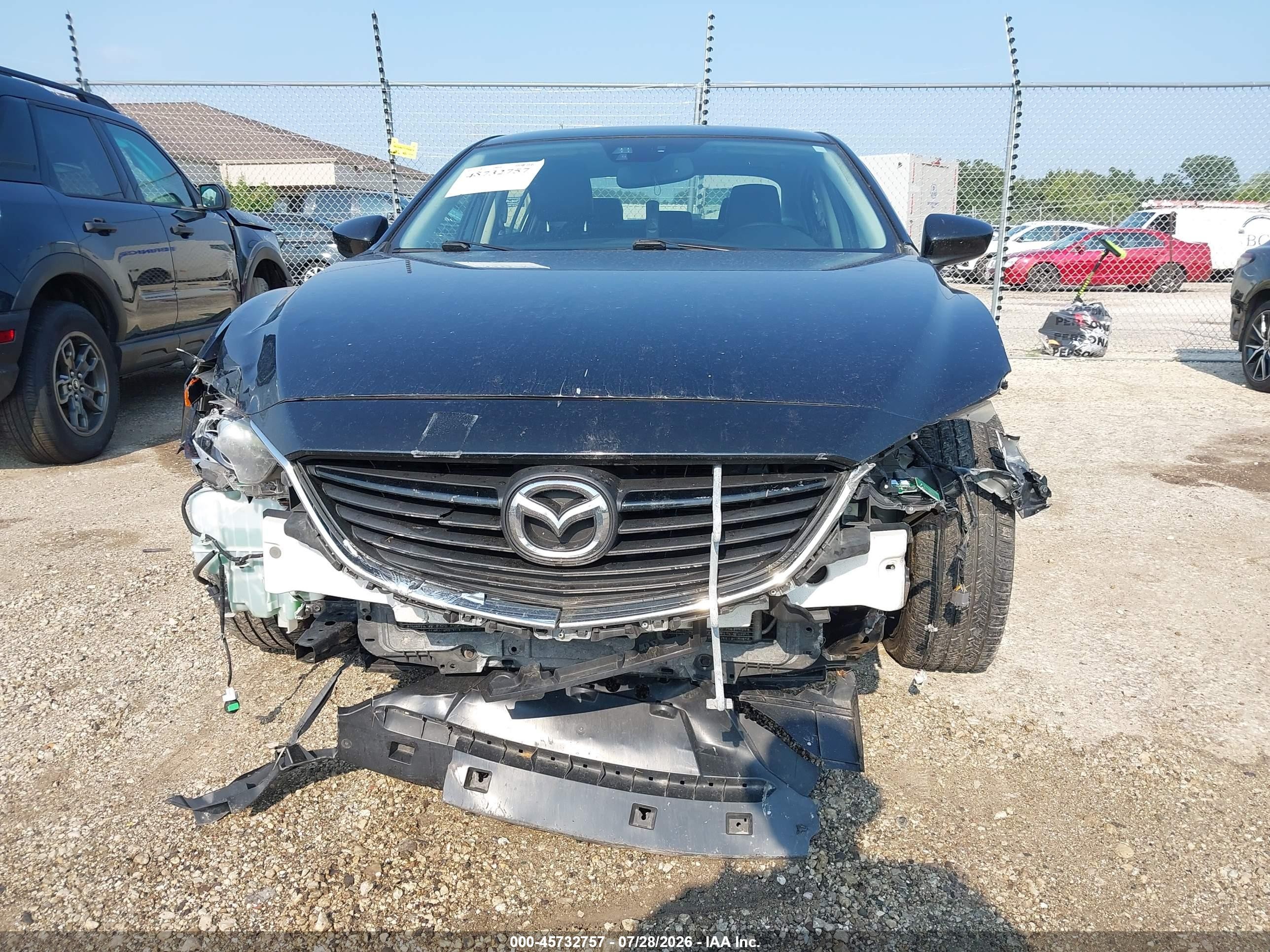 2015 Mazda Mazda6 I Grand Touring Black vin: JM1GJ1W57F1215446