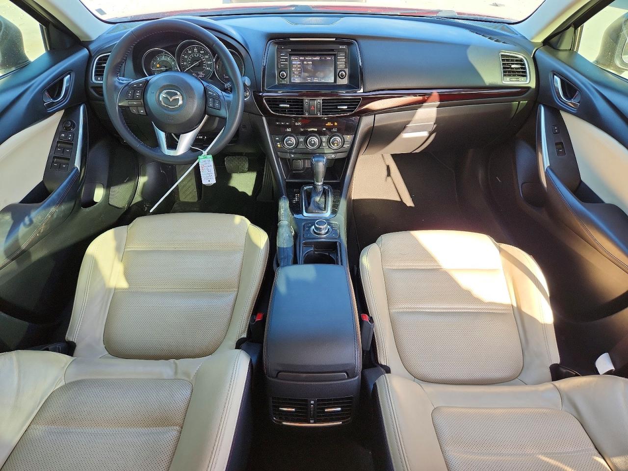 2015 Mazda 6 Grand Touring Red vin: JM1GJ1W57F1224471