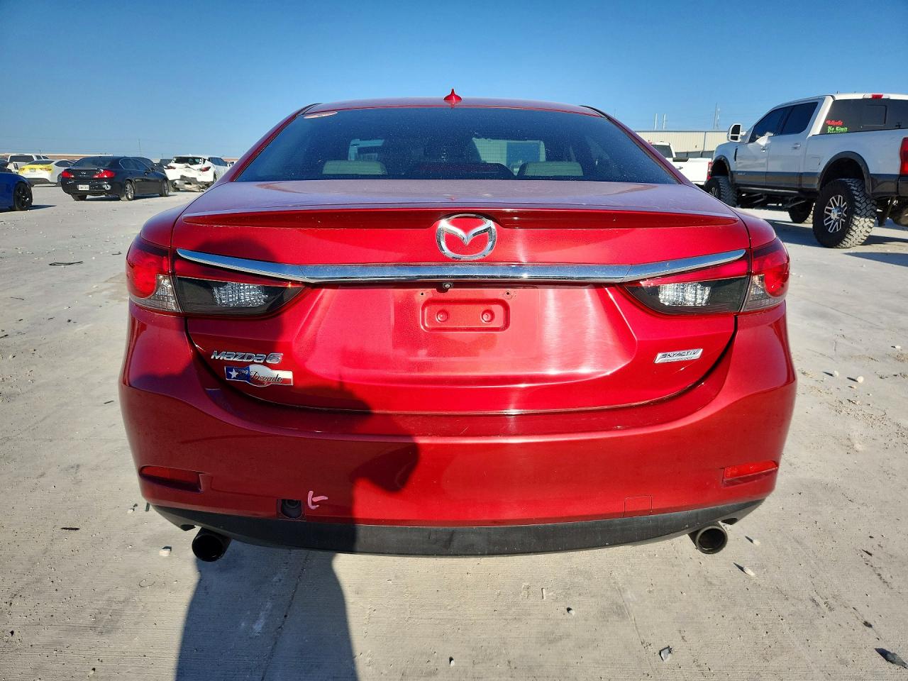 2015 Mazda 6 Grand Touring Red vin: JM1GJ1W57F1224471