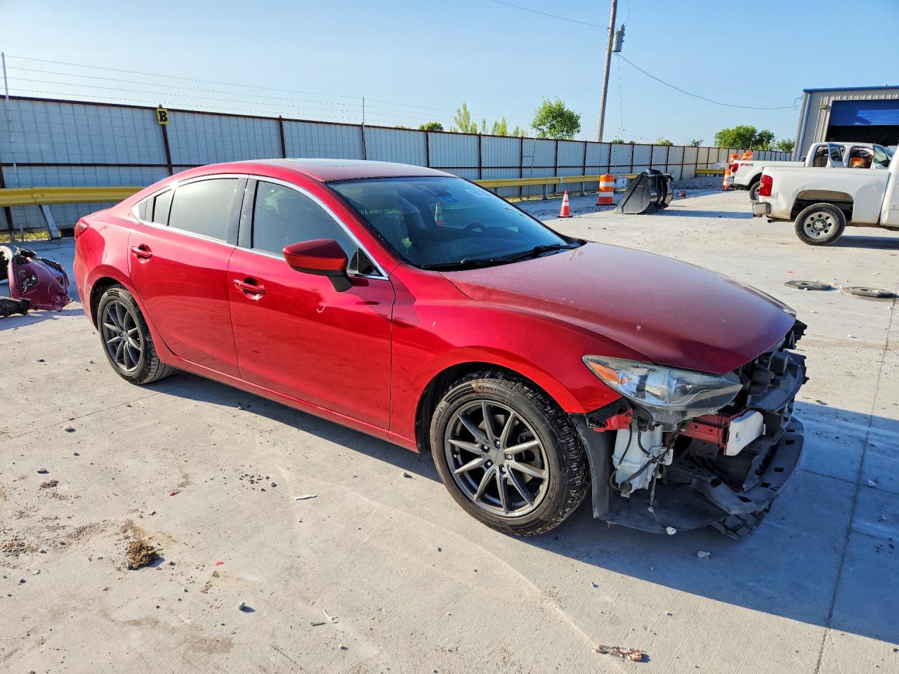 2015 Mazda 6 Grand Touring Red vin: JM1GJ1W57F1224471