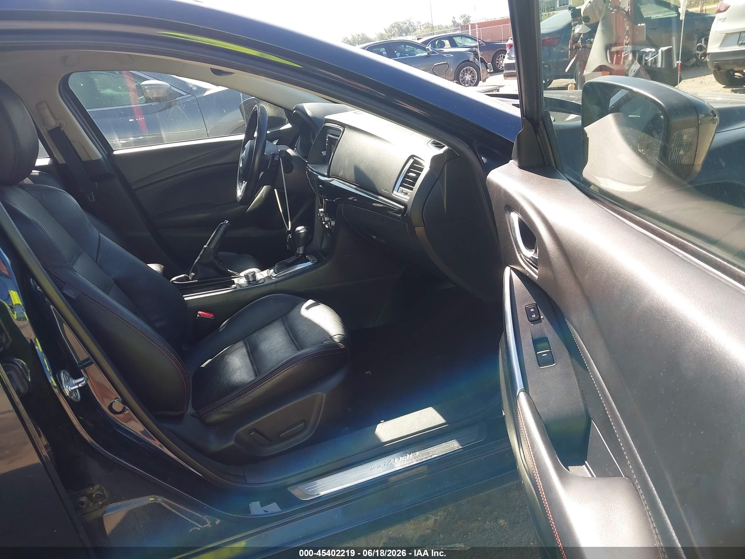 2015 Mazda Mazda6 I Grand Touring Dark Blue vin: JM1GJ1W58F1213480