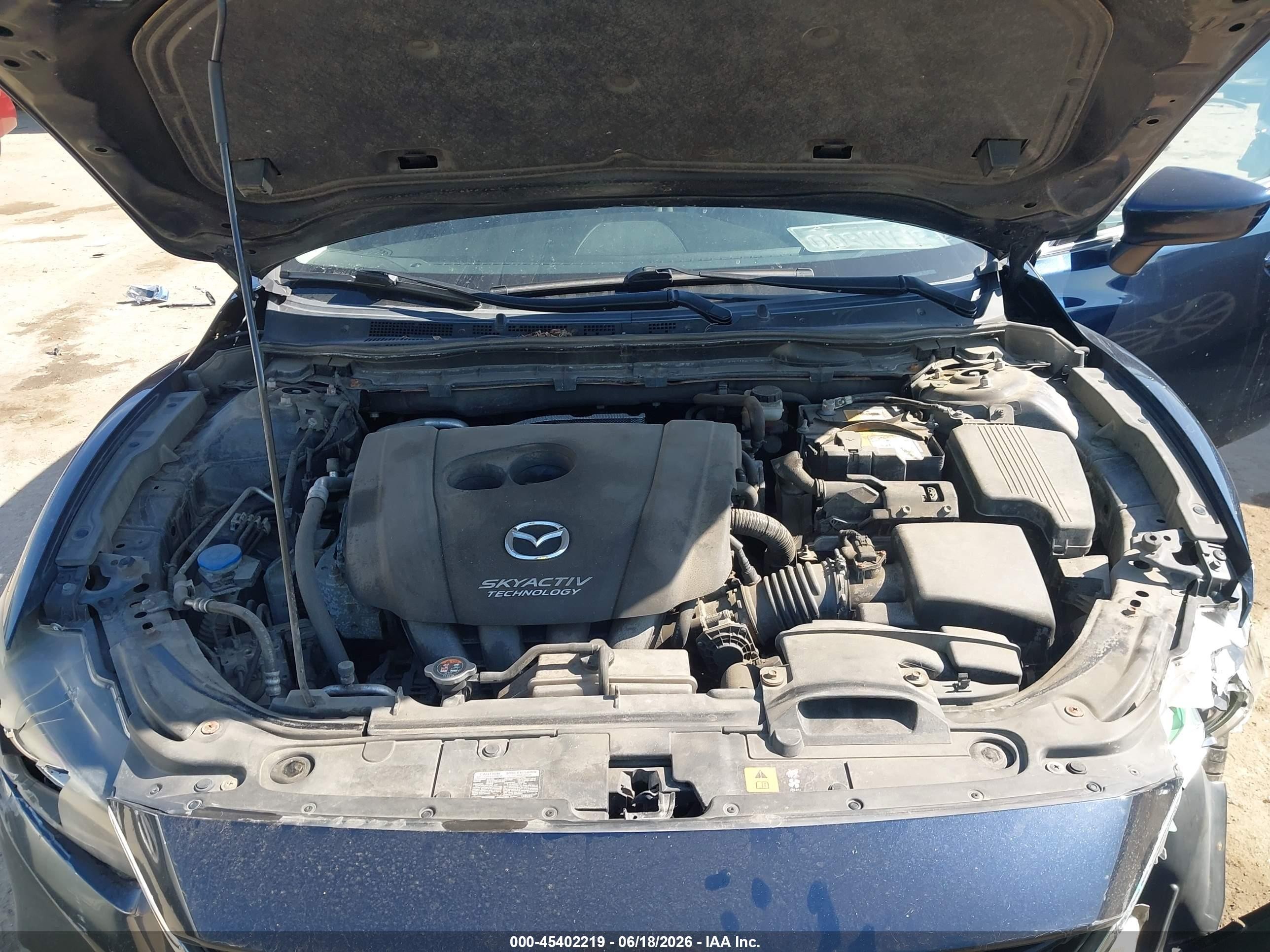 2015 Mazda Mazda6 I Grand Touring Dark Blue vin: JM1GJ1W58F1213480