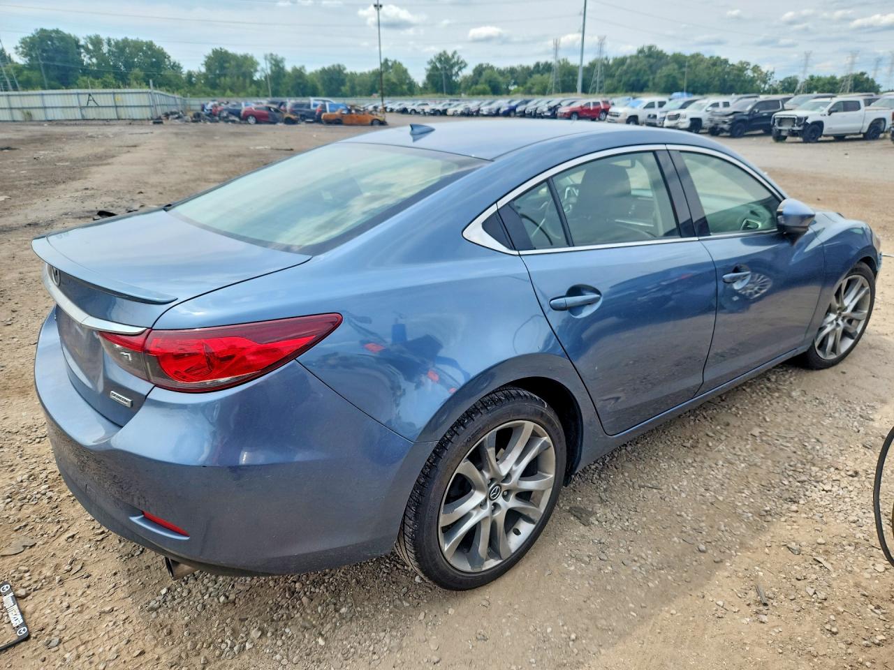2015 Mazda 6 Grand Touring Blue vin: JM1GJ1W58F1213589