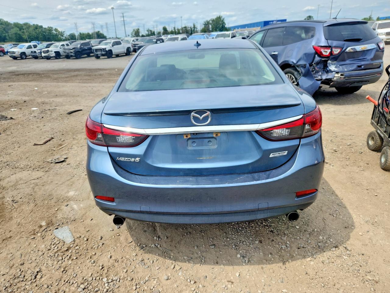 2015 Mazda 6 Grand Touring Blue vin: JM1GJ1W58F1213589