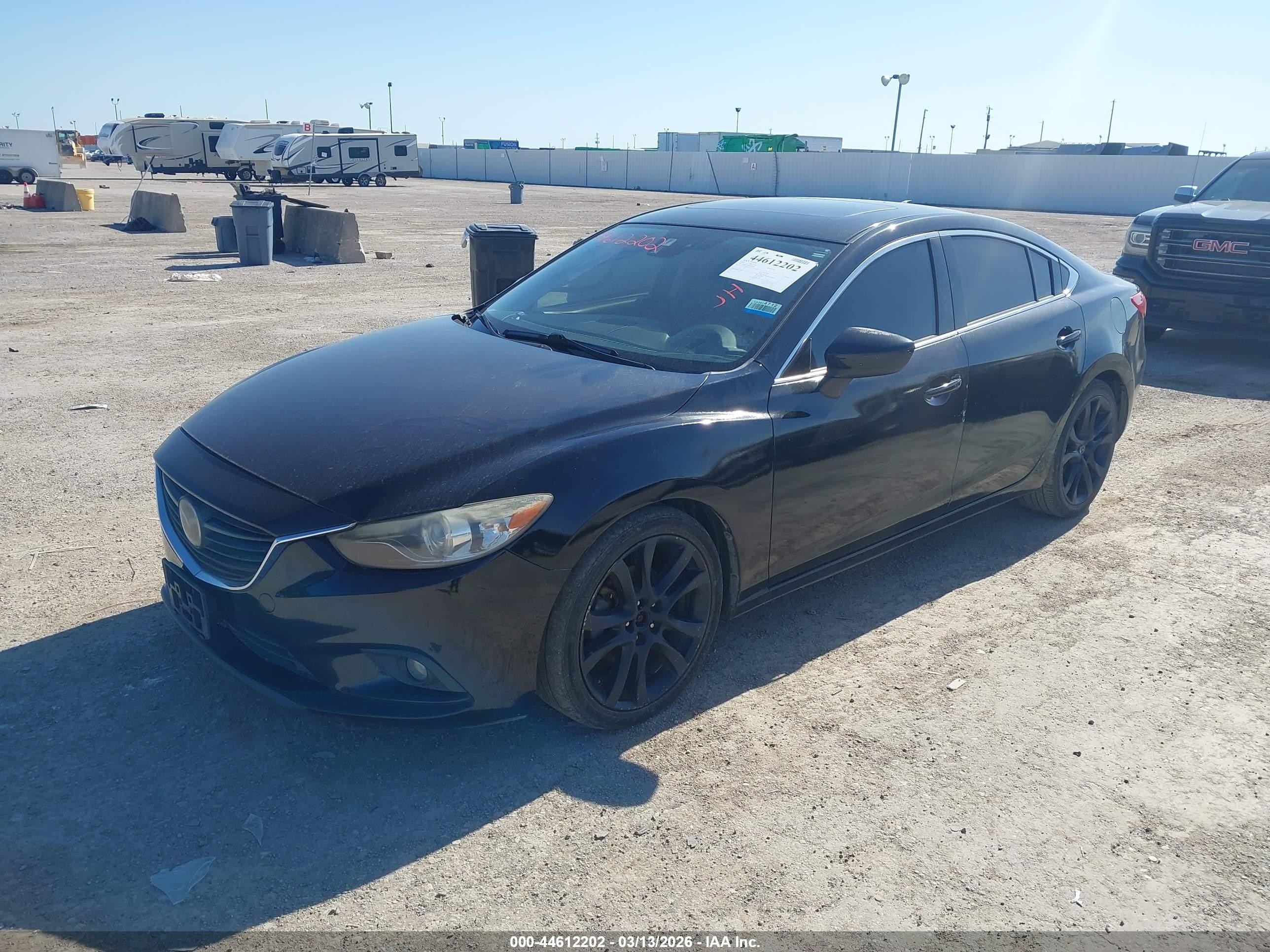 2014 Mazda Mazda6 I Grand Touring Черный vin: JM1GJ1W59E1102547