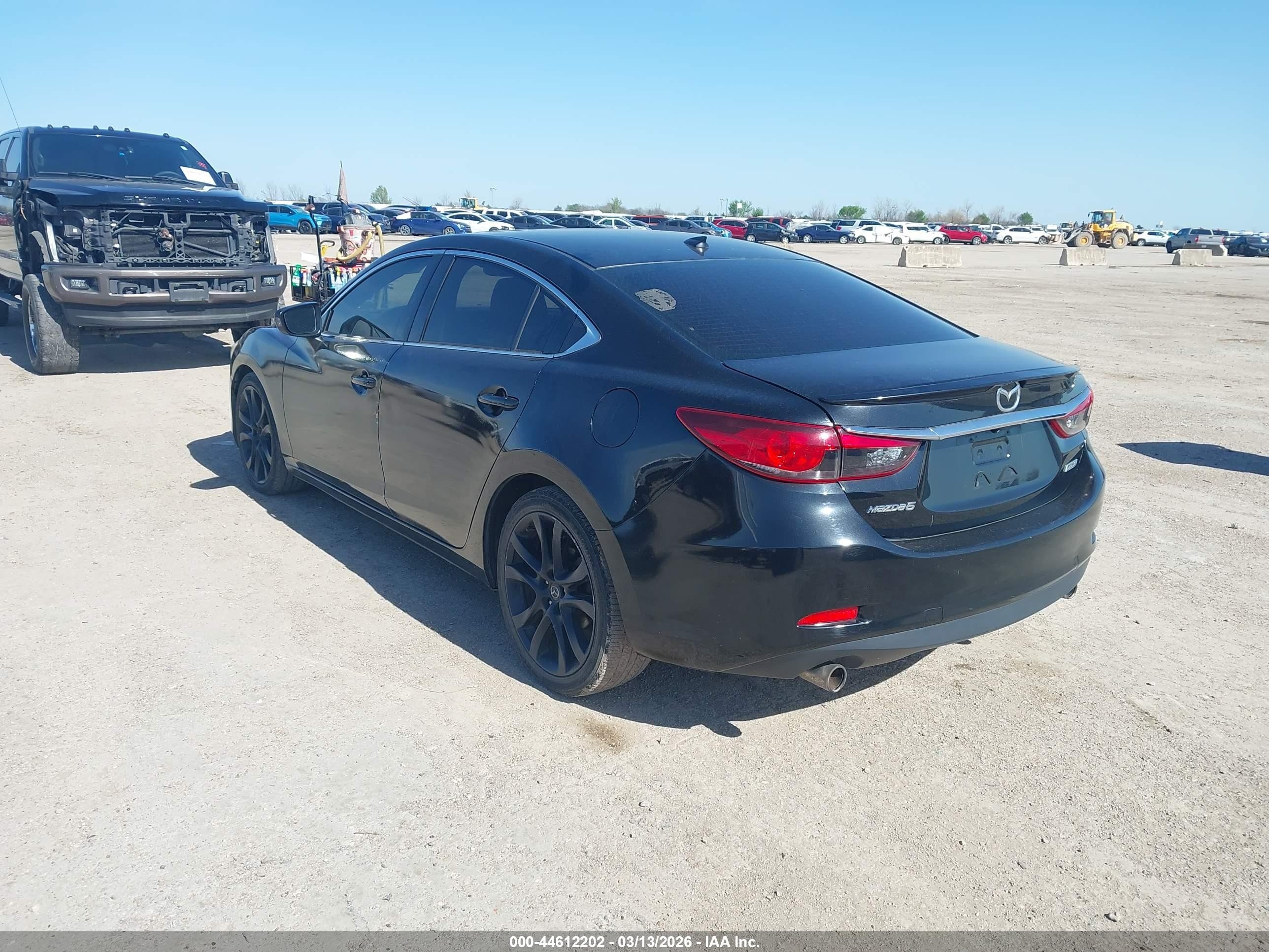 2014 Mazda Mazda6 I Grand Touring Черный vin: JM1GJ1W59E1102547