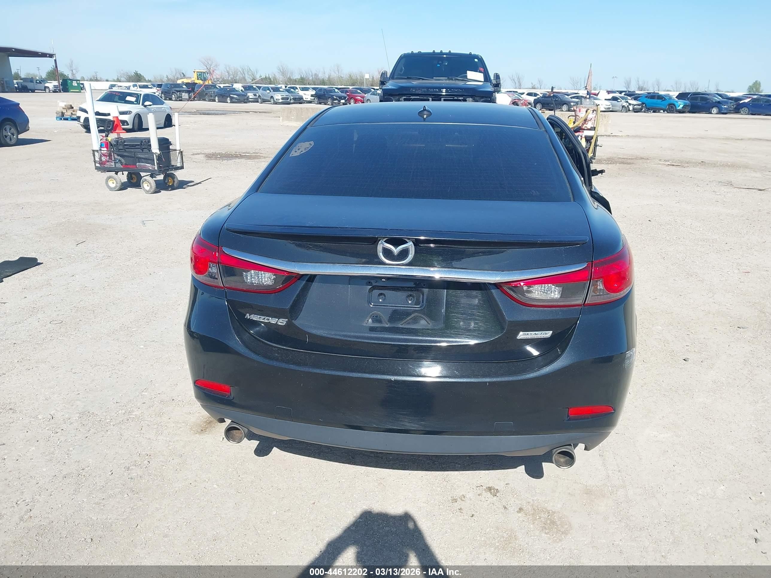 2014 Mazda Mazda6 I Grand Touring Черный vin: JM1GJ1W59E1102547