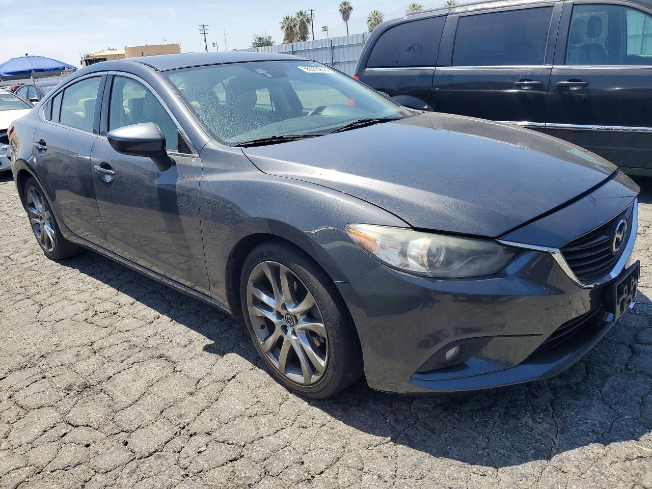 2014 Mazda 6 Grand Touring Charcoal vin: JM1GJ1W59E1111314