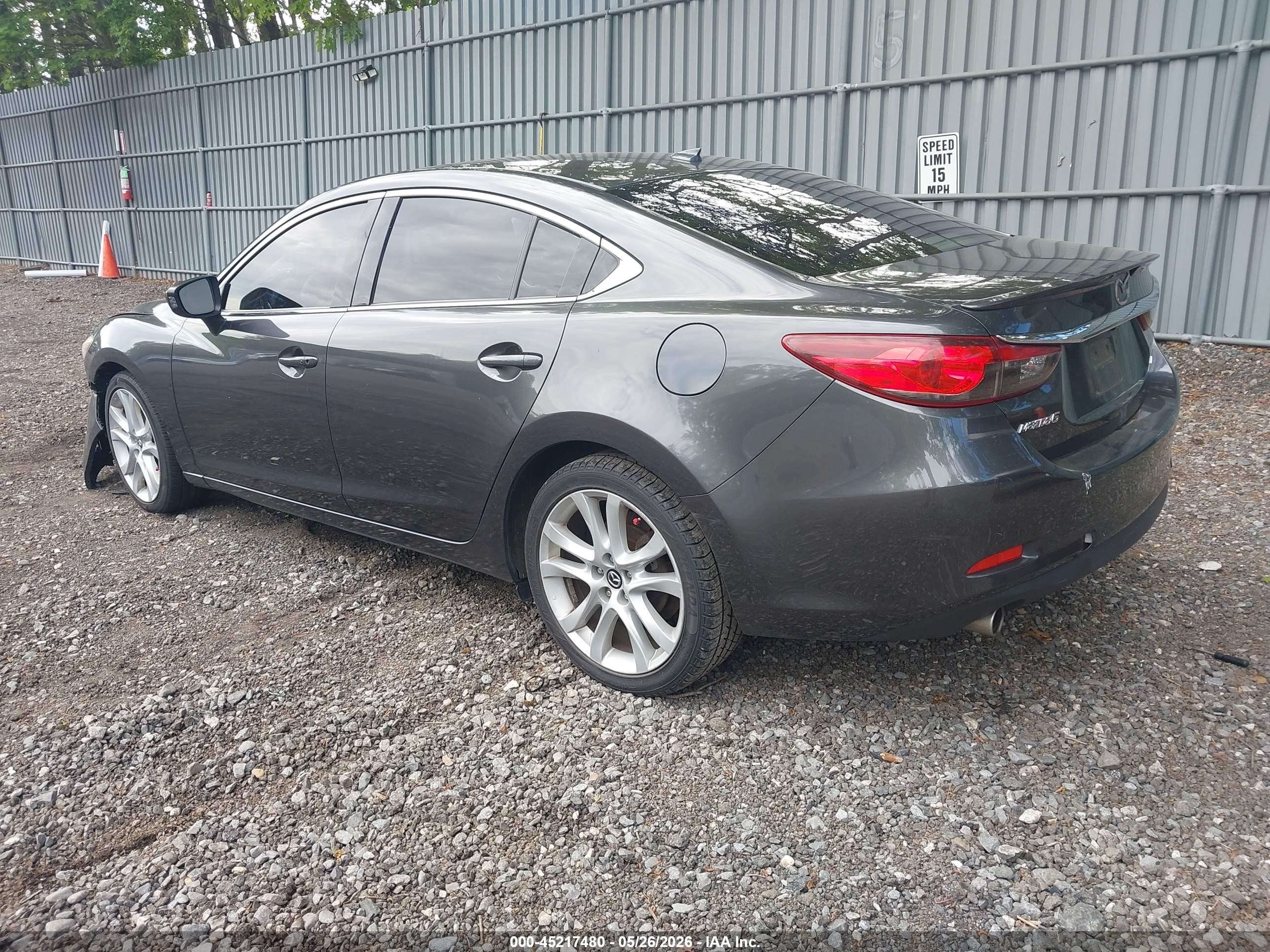 2015 Mazda Mazda6   Черный vin: JM1GJ1W59F1188301