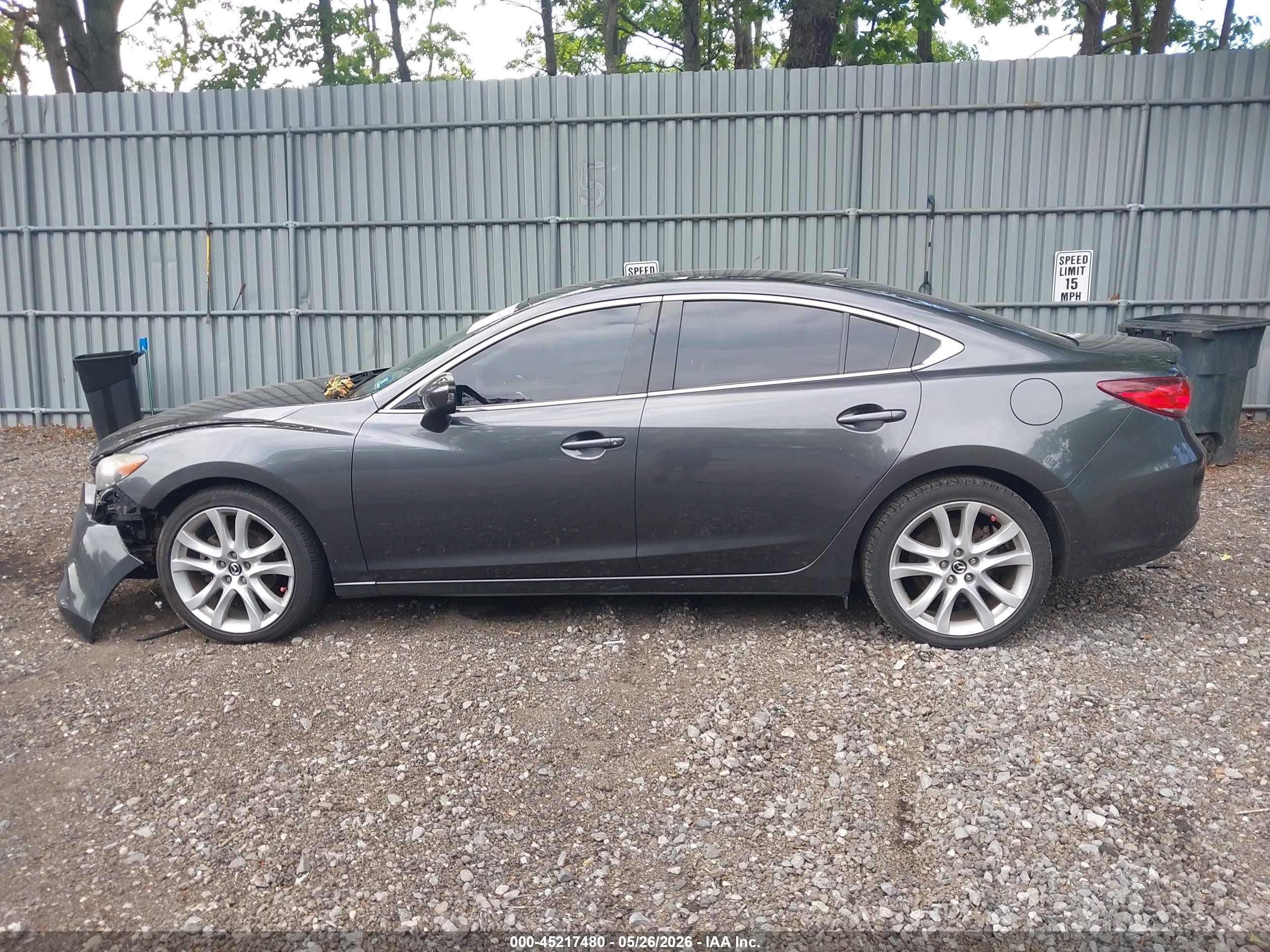 2015 Mazda Mazda6   Черный vin: JM1GJ1W59F1188301