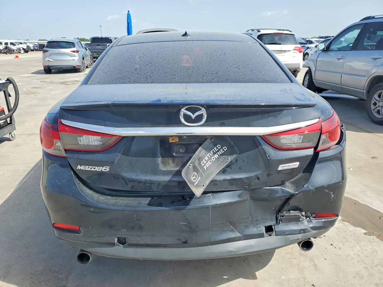 2015 Mazda 6 Grand Touring Black vin: JM1GJ1W59F1206697