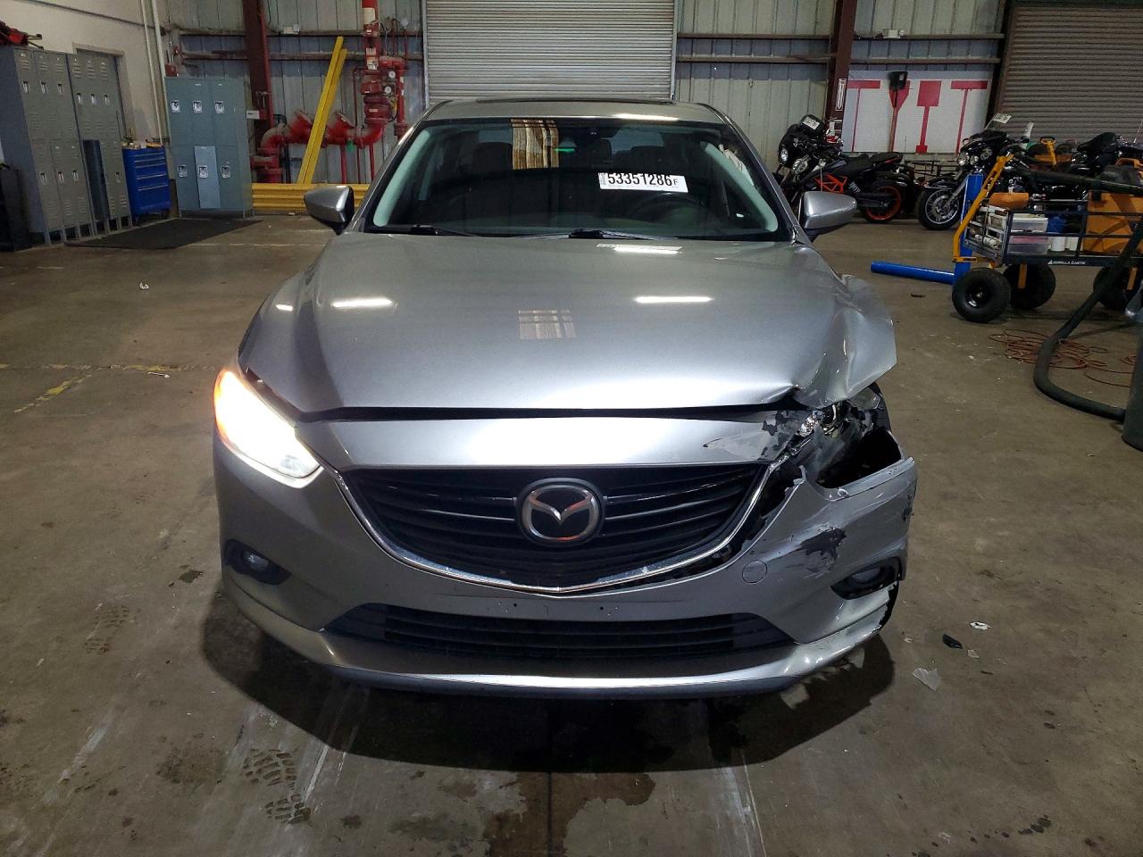 2015 Mazda 6 Grand Touring Silver vin: JM1GJ1W59F1212726