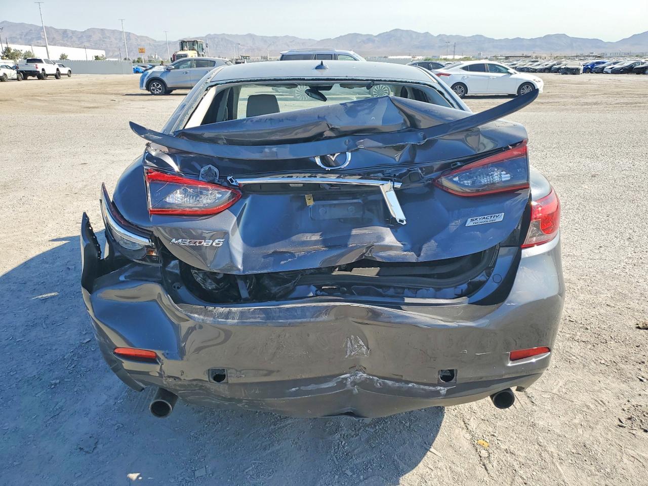 2016 Mazda 6 Grand Touring Charcoal vin: JM1GJ1W59G1478958