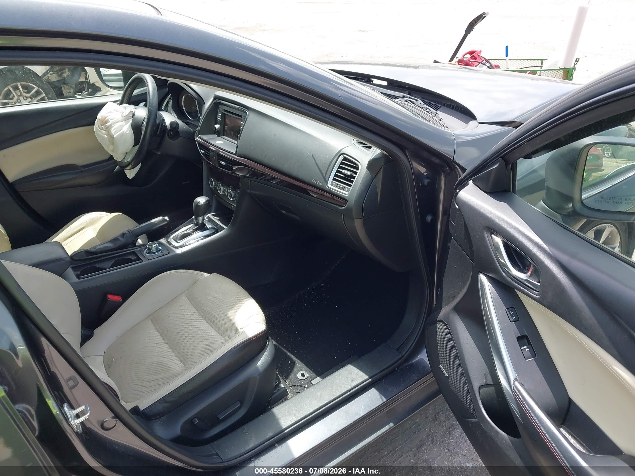 2015 Mazda Mazda6 I Grand Touring Gray vin: JM1GJ1W5XF1181812