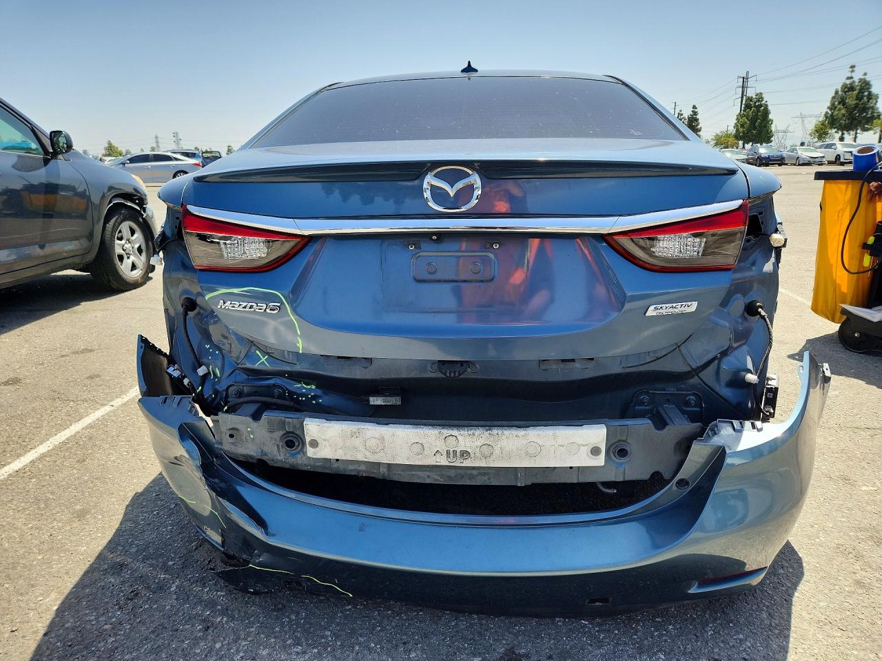 2015 Mazda 6 Grand Touring Blue vin: JM1GJ1W5XF1191109
