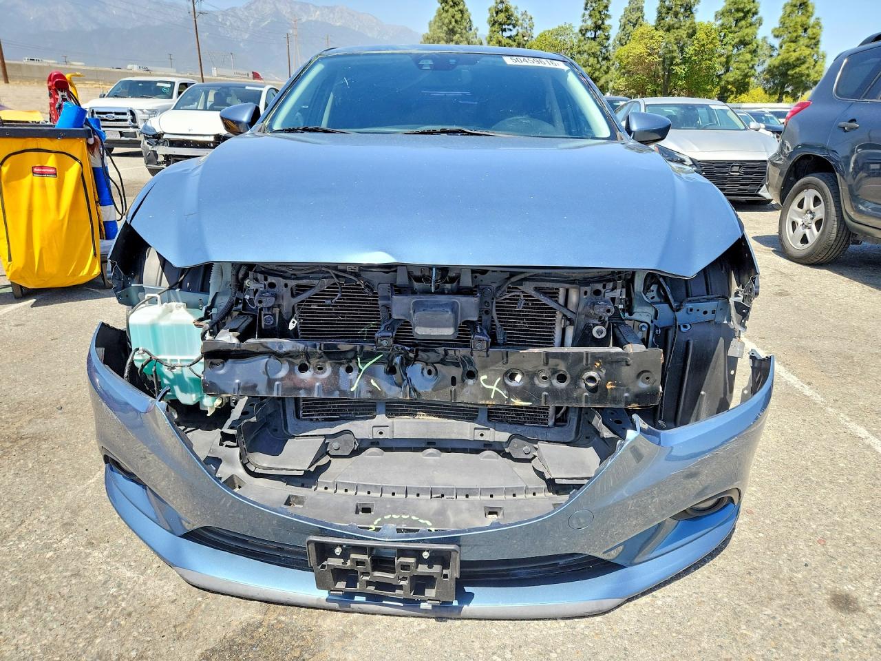 2015 Mazda 6 Grand Touring Blue vin: JM1GJ1W5XF1191109