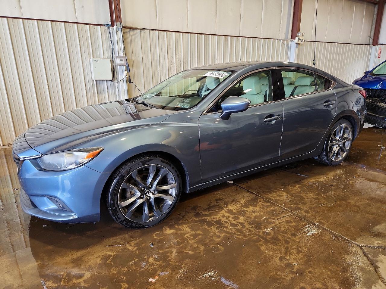2015 Mazda 6 Grand Touring Серый vin: JM1GJ1W5XF1220964