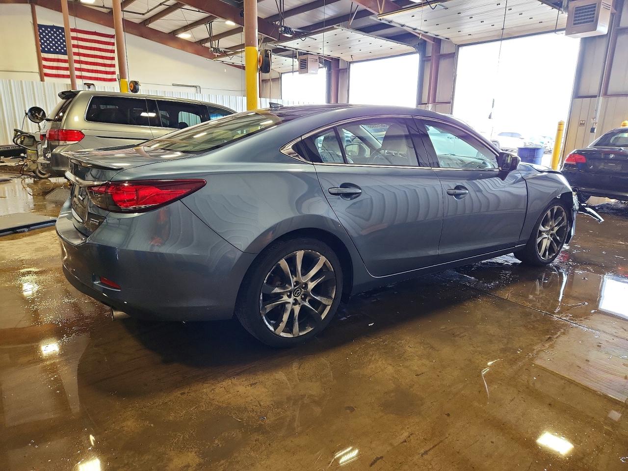 2015 Mazda 6 Grand Touring Серый vin: JM1GJ1W5XF1220964