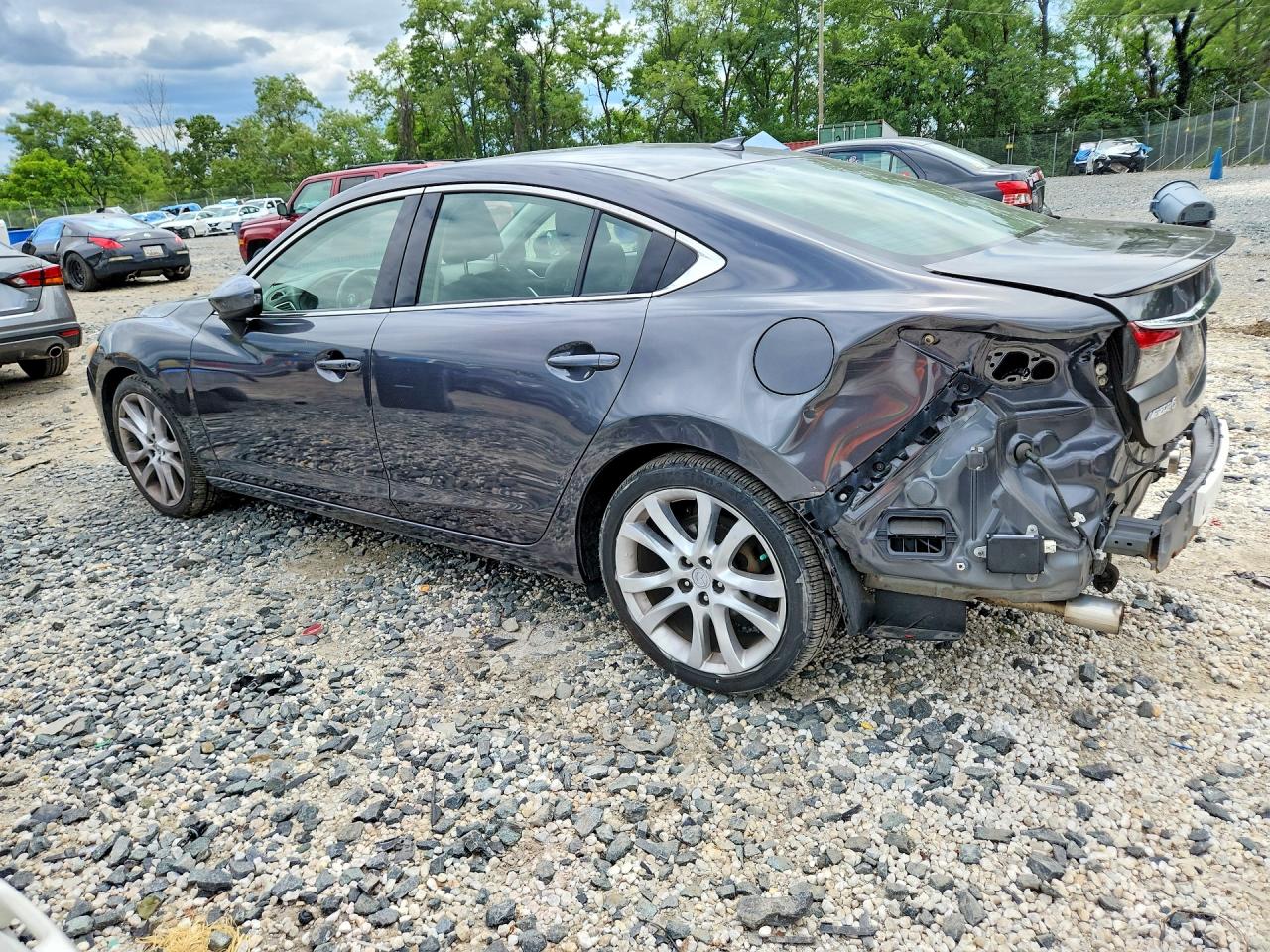 2015 Mazda 6 Grand Touring Серый vin: JM1GJ1W5XF1223847