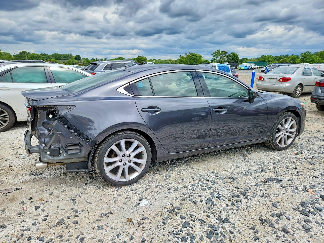2015 Mazda 6 Grand Touring Серый vin: JM1GJ1W5XF1223847