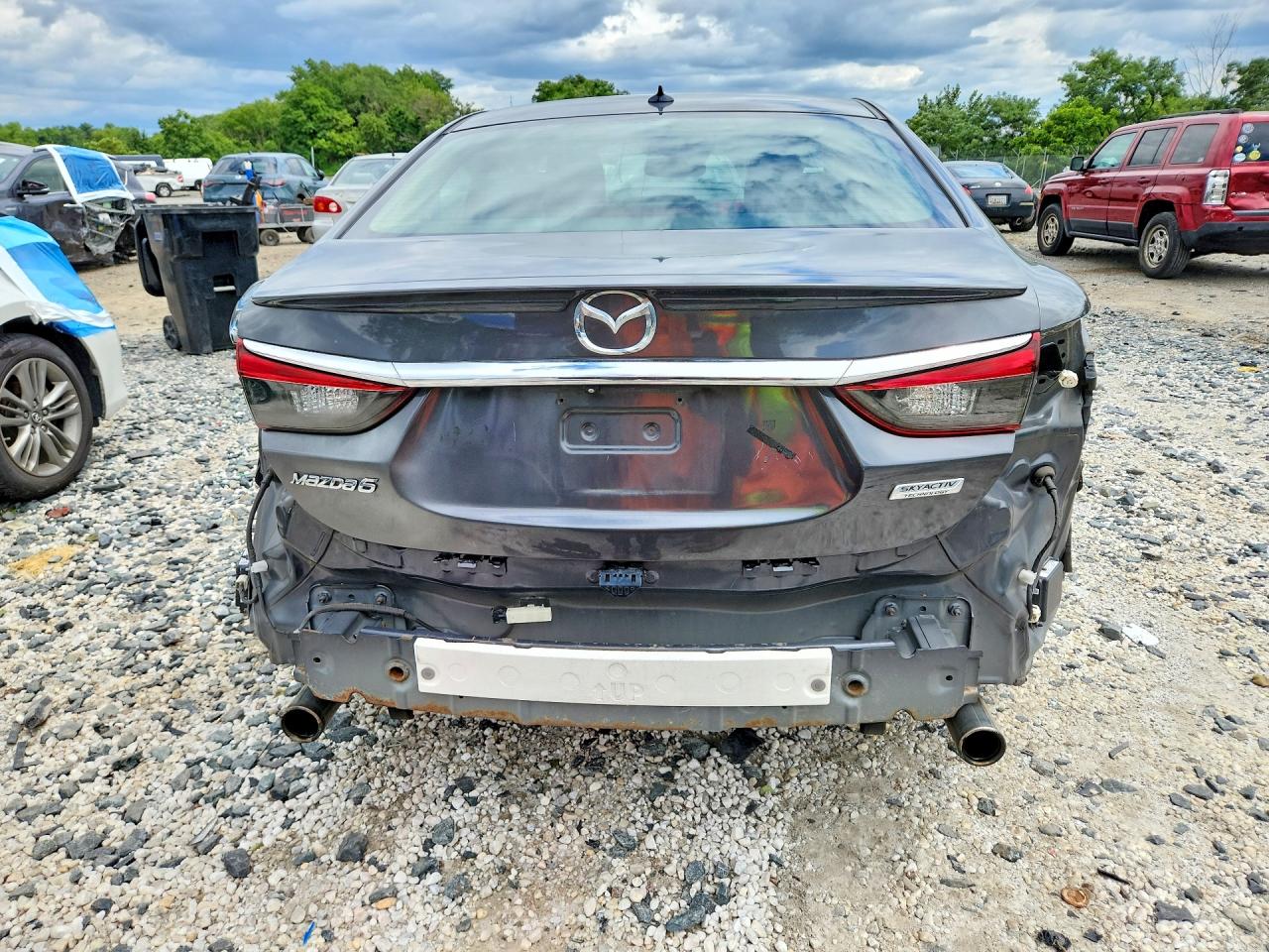 2015 Mazda 6 Grand Touring Серый vin: JM1GJ1W5XF1223847