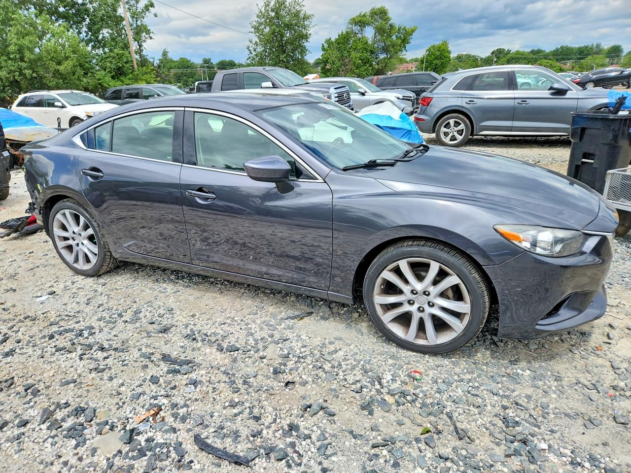 2015 Mazda 6 Grand Touring Серый vin: JM1GJ1W5XF1223847